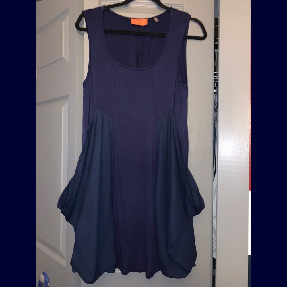 Patrizia Luca Milano Navy Dress